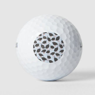 Quirky Guinea Fowl Pattern Golf Balls