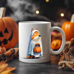 Quirky Halloween Fox Coffee Mug