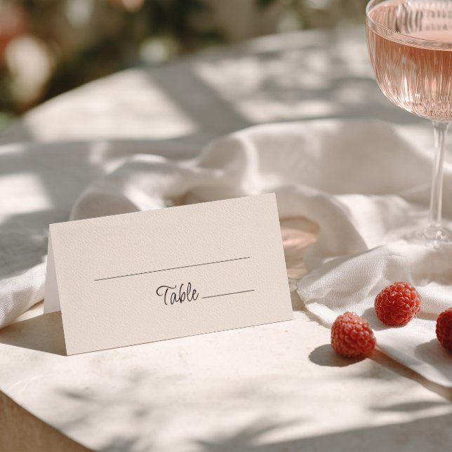 Quirky Handwritten Wedding Place Card (Creator Uploaded)
