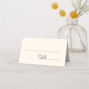Quirky Handwritten Wedding Place Card