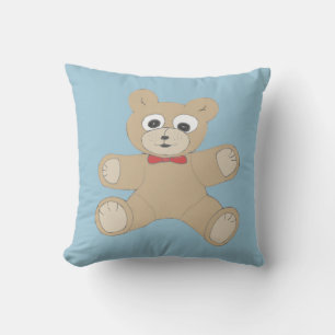 Quirky Happy Teddy Bear Cushion