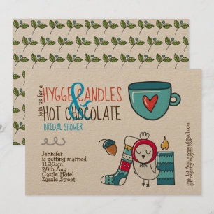 Quirky HYGGE BRIDAL Shower or ANY EVENT KRAFT Invitation