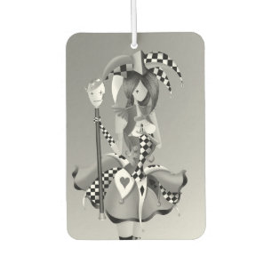 Quirky Jester and puppet king Car Air Freshener