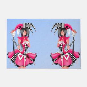 Quirky Jester & Puppet King Doormat