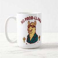 Quirky Llama Coffee Mug – Funny Animal Lover Gift