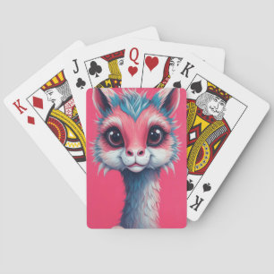 Quirky Llama Cute & Colorful Playing Cards