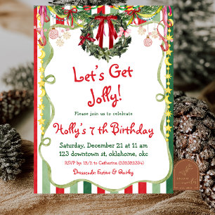 Quirky Party Chain Jolly Birthday Party Invitation