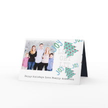 Quirky PHOTO Christmas Folk Art Typeset