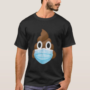 Quirky Poop Pile Smiling Happy Poop Swirls Cute Fu T-Shirt