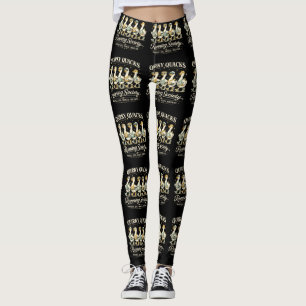 Quirky Quacks Running Society Funny Runner Tee Leggings