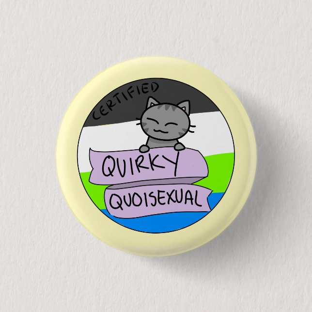 Quirky Quoisexual 3 Cm Round Badge (Front)