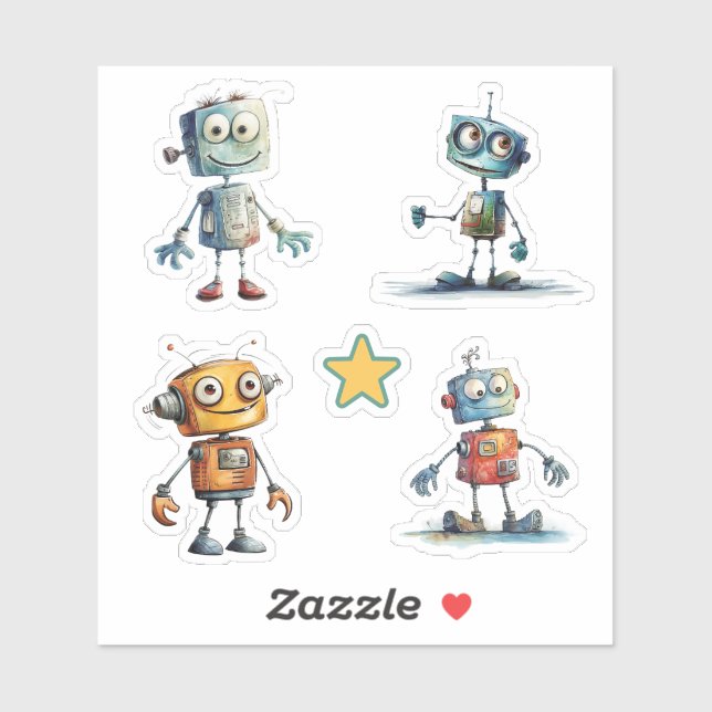 Quirky Robots (9 - 12) (Sheet)