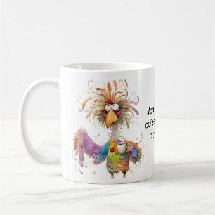 Quirky Rooster Coffee Humour Coffee Mug