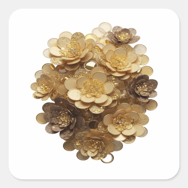 Quirky Silver Gift Sticker (Front)