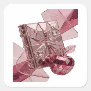Quirky Silver Sticker Design