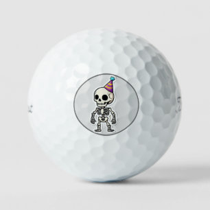 "Quirky Skeleton Design" Golf Balls