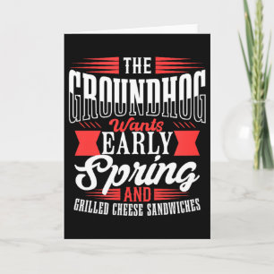 Quirky Spring Forecast Design - Groundhog Loves Sa Card