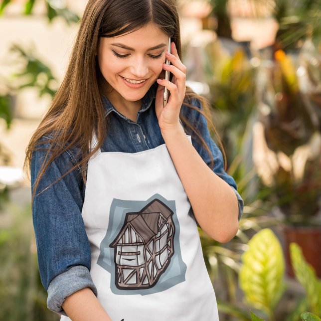 Quirky Tudor House Mediaeval Architecture  Standard Apron (Creator Uploaded)