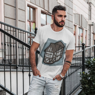 Quirky Tudor House Mediaeval Architecture  T-Shirt