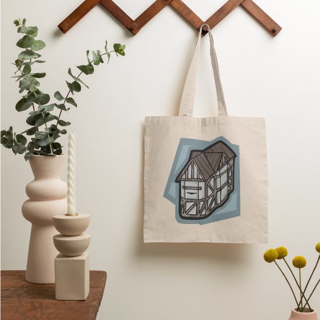 Quirky Tudor House Mediaeval Architecture  Tote Bag (Creator Uploaded)