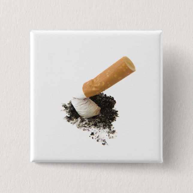 Quit Smoking 15 Cm Square Badge (Front)