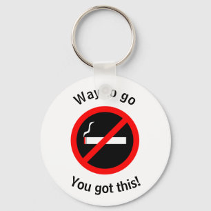 Quit Smoking Congratulations Key Ring