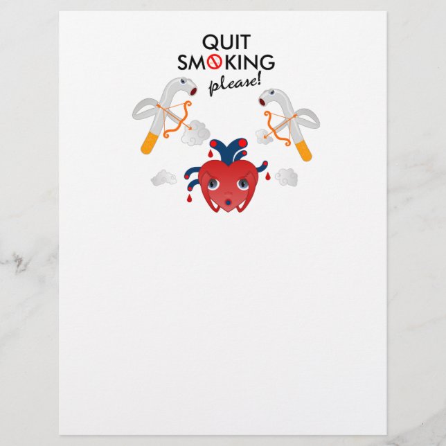 Quit smoking please flyer (Front)