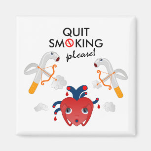 Quit smoking please magnet