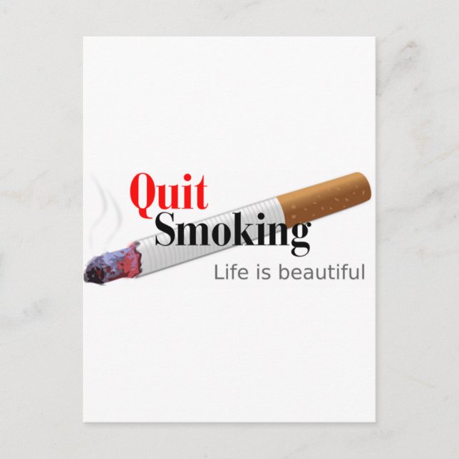 Quit Smoking Postcard (Front)