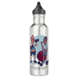Quit Working Out Funny Steel Waterbottle 710 Ml Water Bottle