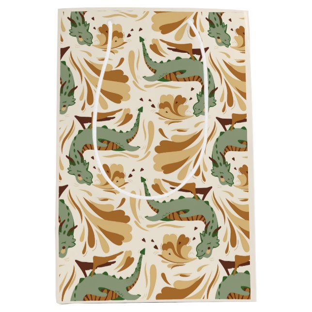 Quite dragon. medium gift bag (Front)