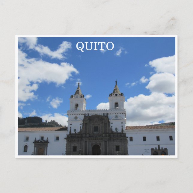 quito architecture postcard (Front)