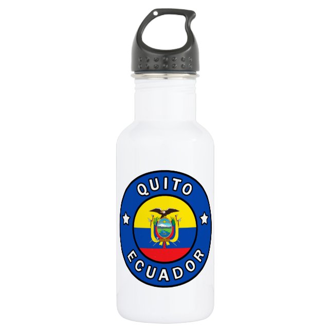 Quito Ecuador 532 Ml Water Bottle (Front)
