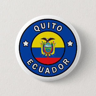 Quito Ecuador 6 Cm Round Badge