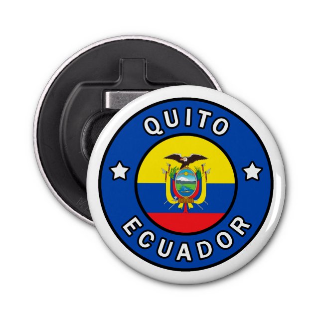 Quito Ecuador Bottle Opener (Front)