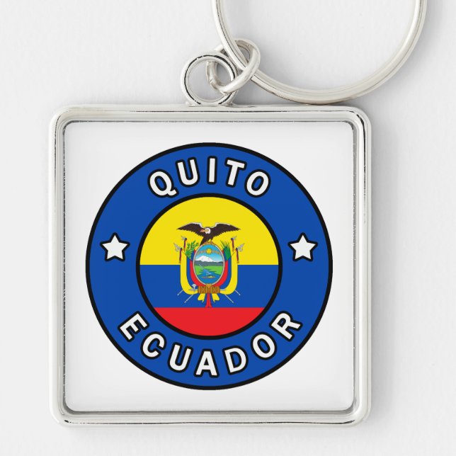 Quito Ecuador Key Ring (Front)