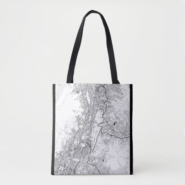 Quito Ecuador Map Tote Bag (Front)