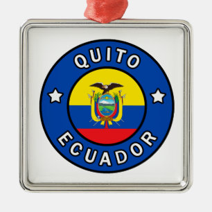 Quito Ecuador Metal Tree Decoration