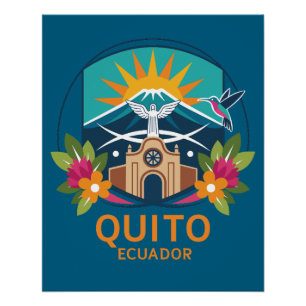 Quito Ecuador South America Poster