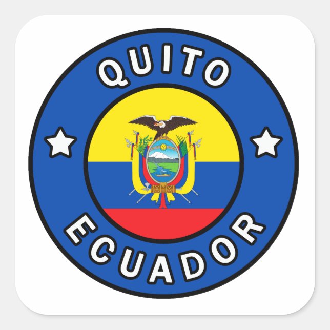 Quito Ecuador Square Sticker (Front)