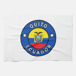 Quito Ecuador Tea Towel