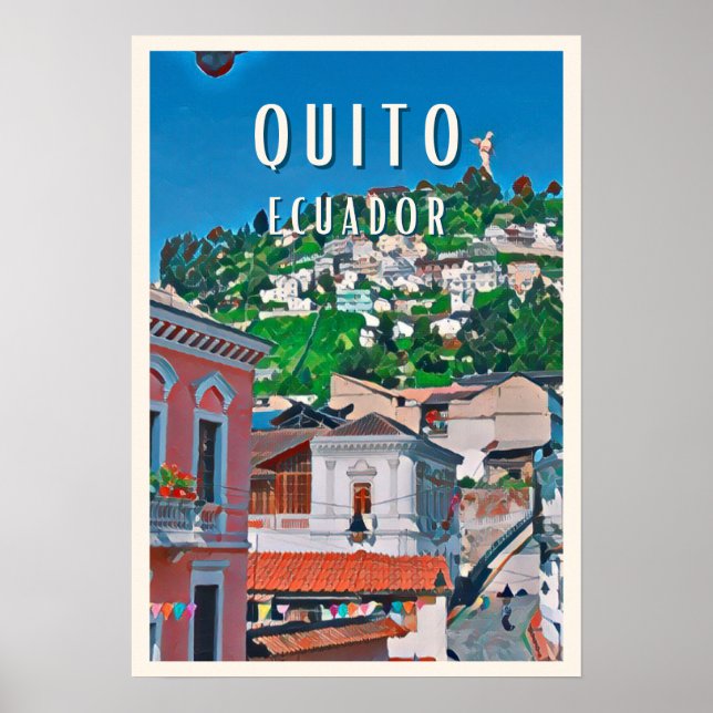 Quito, la capitale équatorienne poster (Front)