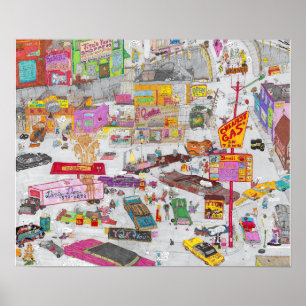 Quito's Gas Station Poster