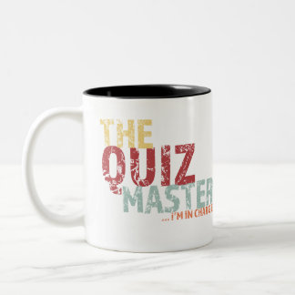 Quiz Master Two-Tone Coffee Mug
