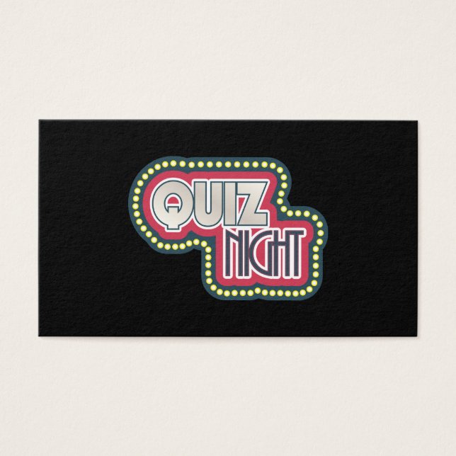 Quiz Night Trivia Party (Front)