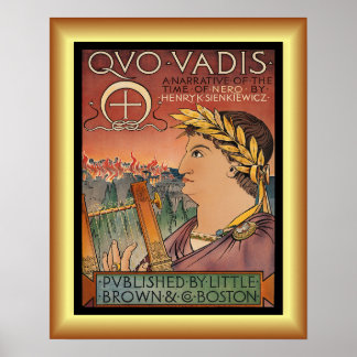 Quo Vadis, Nero, Rome, Henry Sienkiewicz ~ Poster