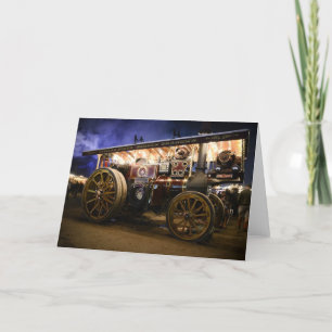 'QUO VADIS' - STEAM ENGINE CARD