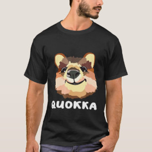Quokka Australian Marsupial Geometrical Happiest A T-Shirt