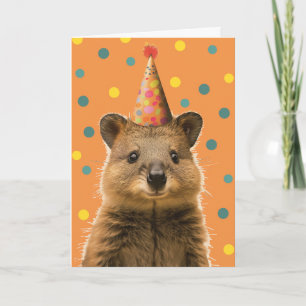 Quokka Birthday Party Greeting Card