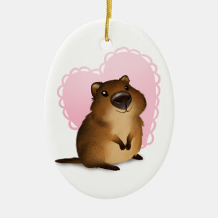 Quokka Ceramic Tree Decoration